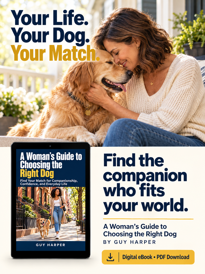 Your Life. Your Dog. Your Match. Find the companion who fits your world.